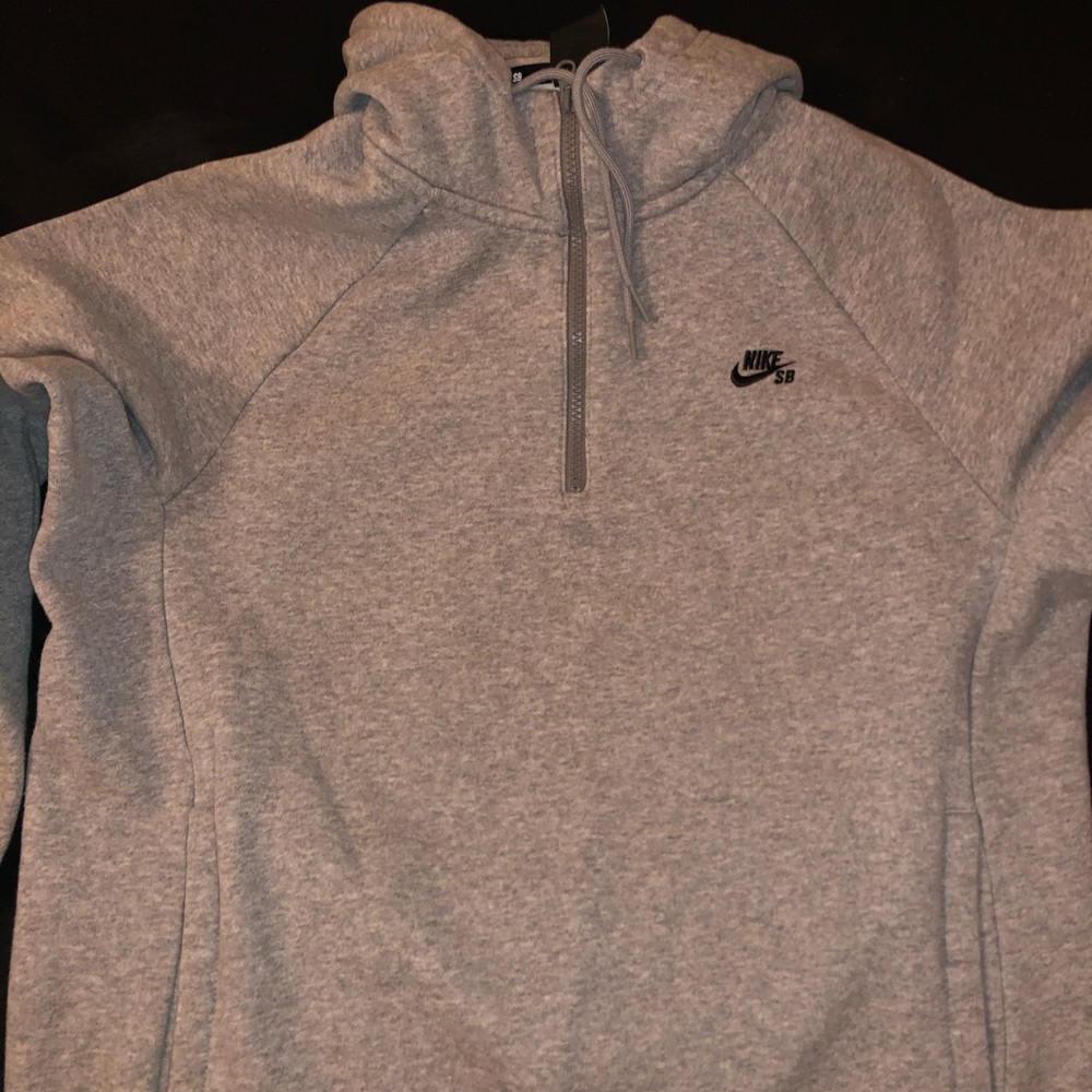 Nike half zip hoodie